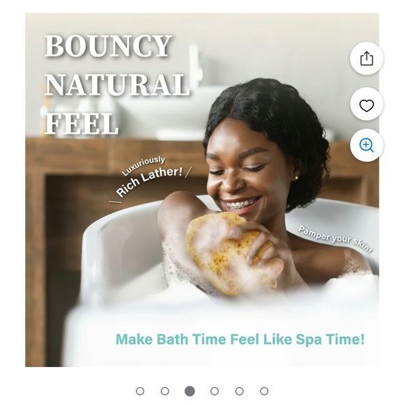 MyHome Premium Bath Sponge, Bath Sponge, Body Sponge, Shower Sponge, Bath Loofah - Picture 3 of 9